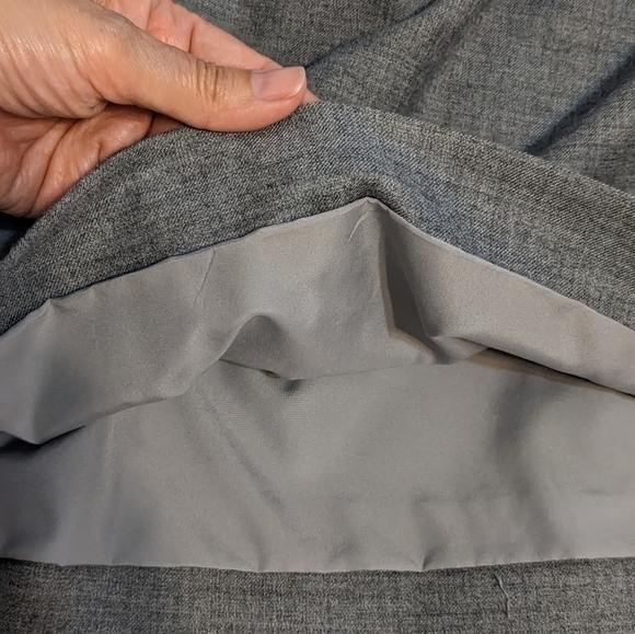 J. crew elastic waistband gray skirt with pockets size 2 - Picture 8 of 8